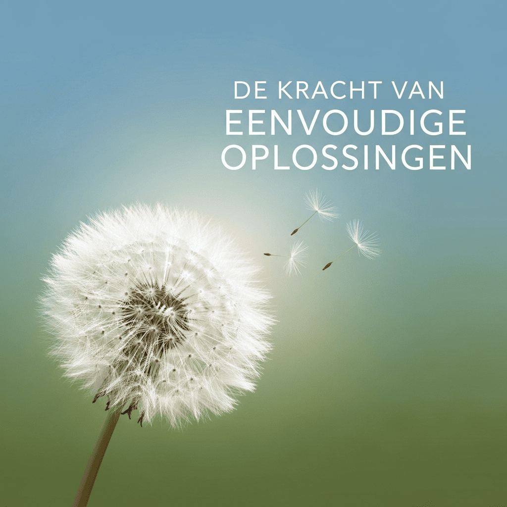 Boekcover De Kracht van Eenvoudige Oplossingen